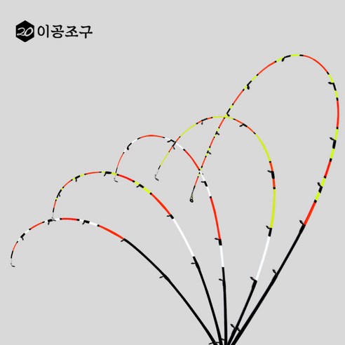 이공조구 원포인트 초릿대 모음 UUL UL ML MH H 1번대 (이공조구 원포인트), 83ML초릿대 (흰색)