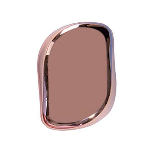 조은마음 1+1 휴대용 헤어빗 여성 포켓빗 미니 머리, 2개, 로즈골드 펄블루 2종세트