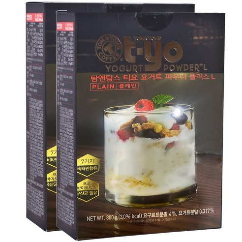 T-YO 티요 요거트파우더L 800g, 2개