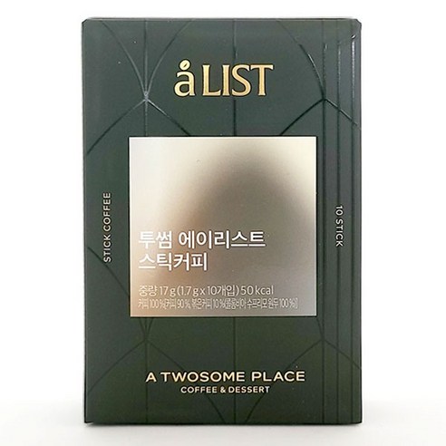 투썸플레이스 투썸 에이리스트 스틱커피 10개입, 10개, 10개