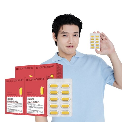 [공식] 바디닥터스 하이퍼셀 리포좀 베르베린, 4개, 30정