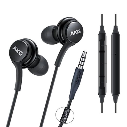 삼성 AKG 이어폰 정품 갤럭시 S9 S8 S10 노트9 노트8 인강 게임용, 블랙그레이