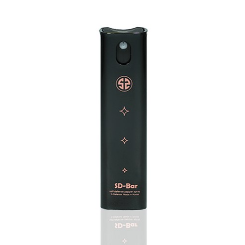 2025년형 에스디펜스 롤 타입 호신용 스프레이 SD-Bar 블랙, 1000개