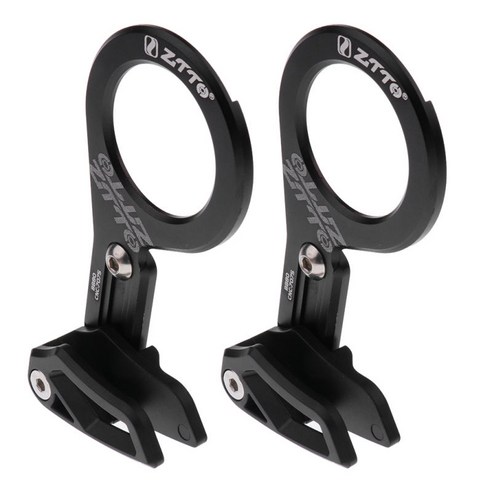 2pcs 자전거 체인 가이드 mtb+1x시스템 마운트, BB 마운트 블랙, 알루미늄 합금