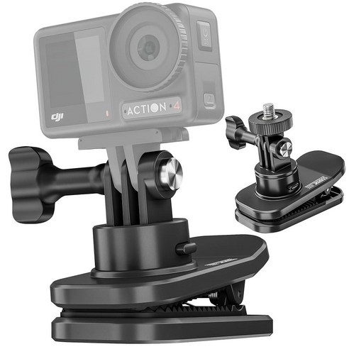 Craznick Magnetic Backpack Mount Clip Shoulder Strap Clamp for DJI Pocket 3/Action/GoPro/Insta360 X3