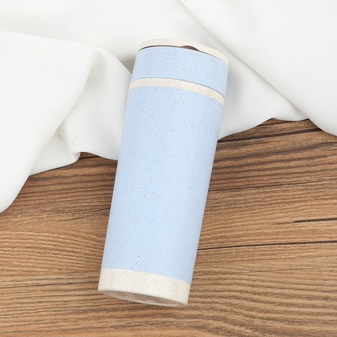 플라스틱 밀 컵 스포츠 주전자 선물 휴대용 보온병 컵, 파란색, 300ml