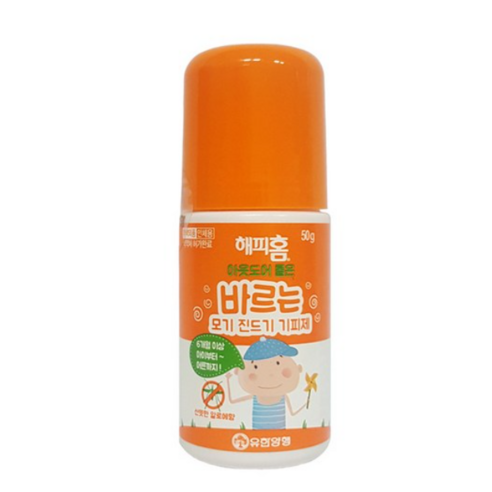 해피홈 아웃도어 롤온 바르는 모기 진드기 기피제, 80g, 2개 바르는모기기피제