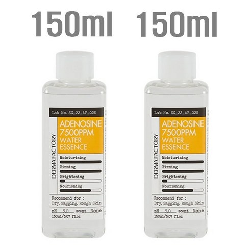 더마팩토리 아데노신 7500ppm 워터 에센스, 150ml, 3개