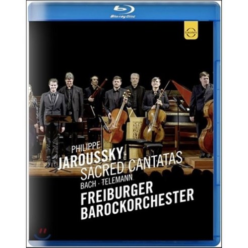 [Blu-ray] Philippe Jaroussky 바흐 / 텔레만: 종교 칸타타집 - 필립 자루스키 프라이부르크 바로크 오케스트라 (J.S. Bach /...