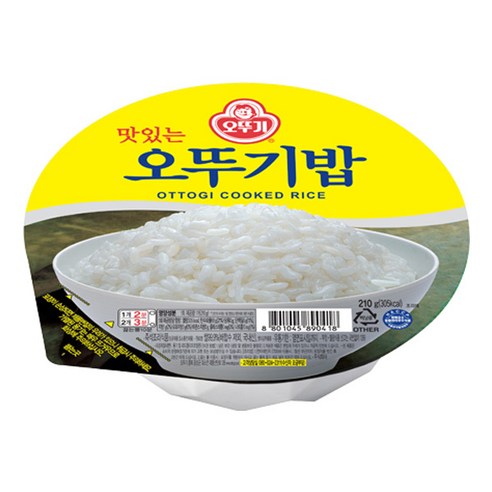 오뚜기 맛있는 오뚜기밥, 210g, 18개