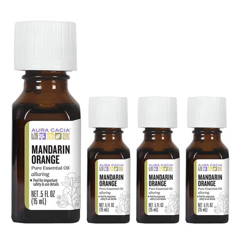 아우라카시아 퓨어 에센셜 오일 하트닝, Mandarin Orange, 4개