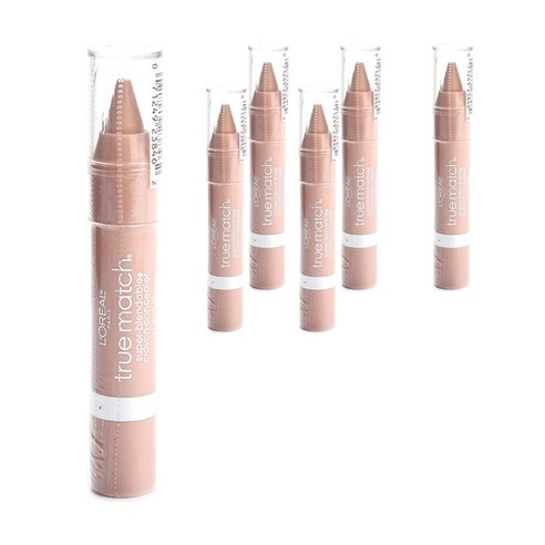 로레알파리 트루 매치 크레용 컨실러, Light/Medium Warm, 6개