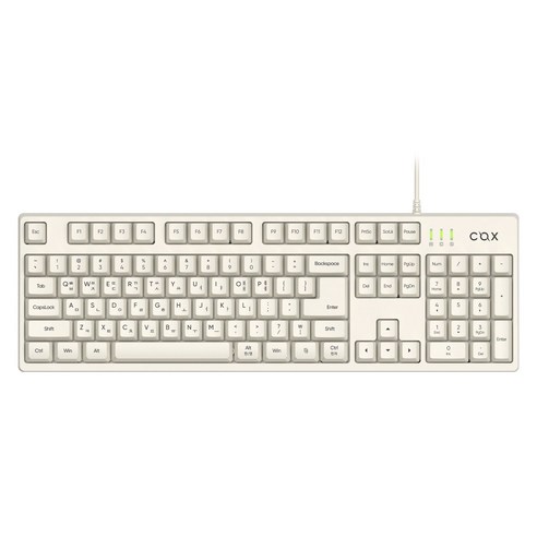 FOREV 레인보우 LED 기계식 청축 게이밍 키보드, FV-Q302/화이트 블루 Best Top5 13 COX CK20th Century 멤브레인 게이밍 키보드