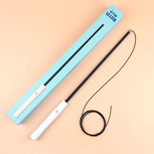 BAEKOKO 배코코 반딧불 낚시대 고양이 장난감 고양이용품 반려동물용품, GREEN, 1개