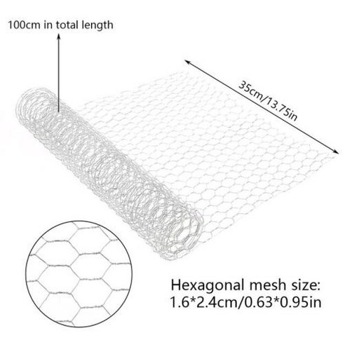 닭장 철망 닭 토끼 가금류 울타리 그물 금속 와이어 농작물 보호 정원 안뜰 농장용 육각 아연 도금 메쉬 소망농장 Best Top5