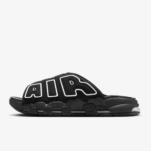 나이키 공식 AIR MORE UPTEMPO 남성 슬리퍼 가을 워드 드래그 통기성 쿠션 DV2132-001