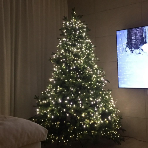 공간을 예술로, 반쪽트리로 완성하는 특별한 크리스마스