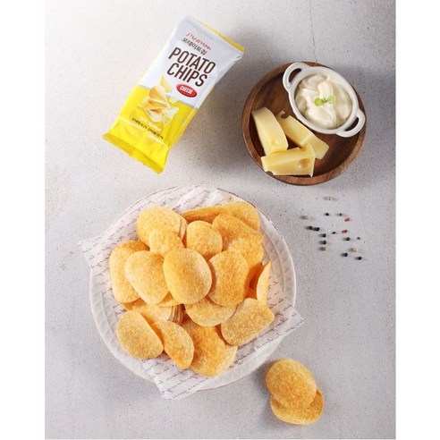 건강한 재료로 만든 맛있는 감자칩