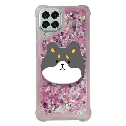 [OKㅣ강추] 갤럭시 점프2의 눈부신 변신: 투유모바일 반짝이 글리터 케이스와 디자인톡 세트 [OKNOWㅣ추천상품]