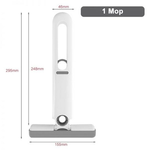 물걸레 파워스윙 회전 휴대용 미니 셀프 스퀴즈 청소 걸레 습식 건식 스폰지 욕실 주방 데스크탑 유리 거실 자동차, 1 Mop
