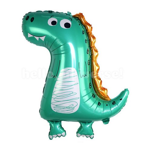 헬로유니버스 아기 공룡풍선 생일파티용품 파티풍선, 1개, 민트아기공룡