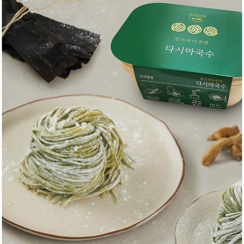 완도바다생면 다시마국수 2인분, 1개, 360g