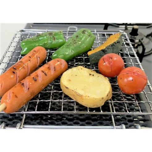 겉바속촉 직화 구이, 만넨 세라믹 석쇠 토스트 그릴 - 블랙으로 맛있는 순간을!