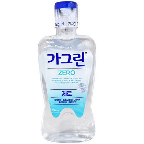 가그린 제로 구강청결제, 750ml, 1개