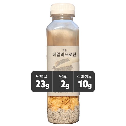 식사대용 단백질 쉐이크 데일리 프로틴, 볶은 흑임자, 30개, 75g