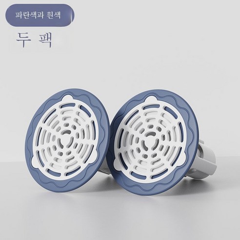 ZZJJC 화장실 누출 방취기 하수도 방충 방취기 주방 바퀴벌레 방취기 화장실 반취신기, 2개세트[화이트] 방충악취 방지 활동 3부 남았습니다