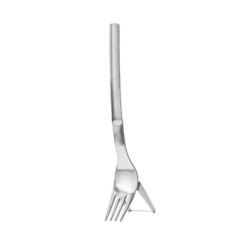 수박 포크 슬라이서 과일 슬라이서 수박 커터 주방용 다기능 수박 슬라이서 커터, 은, 3.5cm, 스테인레스 스틸