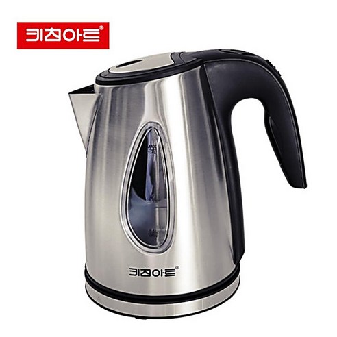 키친아트무 1.7L 커피포트 전기주전자 라팔 스테인리스 키친아트무선 GW3CEEED, 1개
