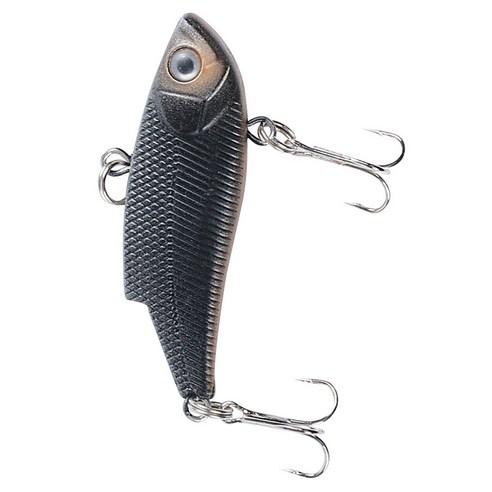 겨울 얼음 낚시 진동 하드 루어 1 개 5.5cm 싱킹 워블러 인공 플라스틱 미끼 고음 후크 포함 Pesca 태클, 2