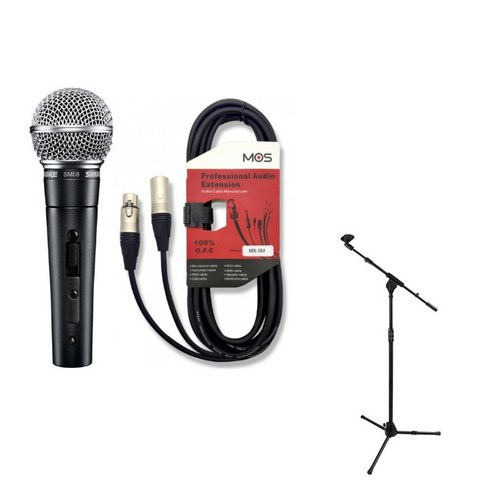 SHURE SM58SK 무대용 유선 마이크 패키지 SM58MMT16