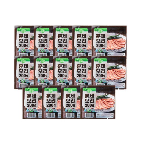 다향오리 [다향오리] 훈제슬라이스 200g 14팩소스 14봉, 200g, 14개