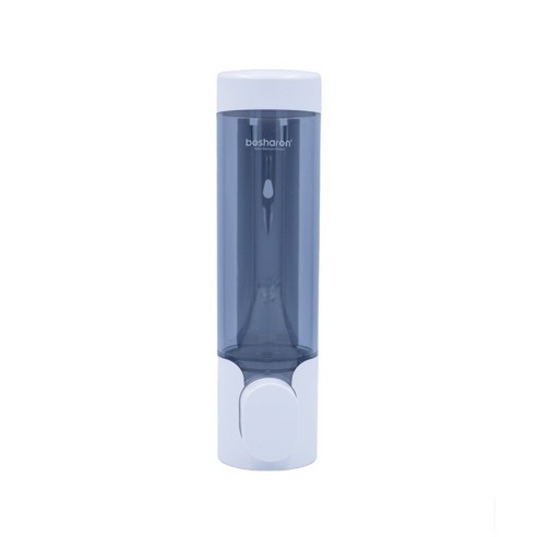 샴푸통 무타공 디스펜서 욕실 벽걸이 주방 고급 호텔 바디워시 물비누 320ml, 프리미엄 카리스 화이트, 1개