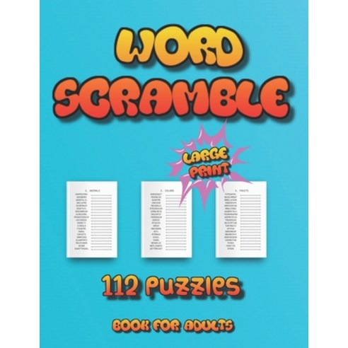 (영문도서) Word Scramble Paperback, Independently Published, English, 9798397781787