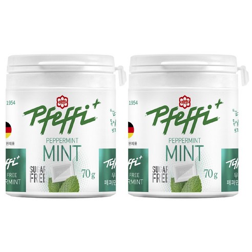 페피 무설탕 민트 캔디 독일직수입, 70g, 2개
