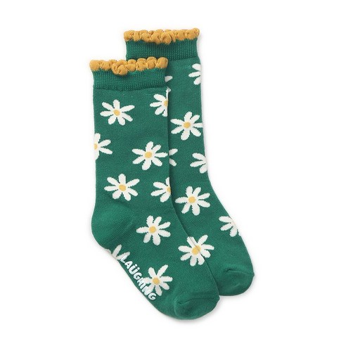 사랑스러운 발걸음에 꽃을 더하는 래핑차일드 플라워 롱 레귤러삭스