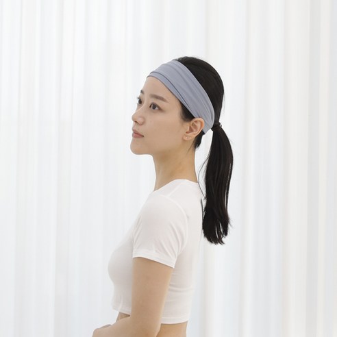 O2메디칼 와이드 헤어밴드 CB-9883, 1개, 검정