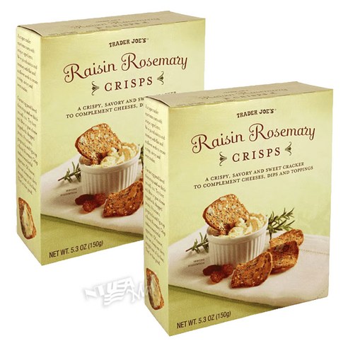 raisin rosemary crisps