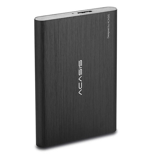 ACASIS USB3.0 2.5인치 휴대용 외장 하드 드라이브 250GB 데스크탑 노트북 HDD용 블랙495961, 320GB
