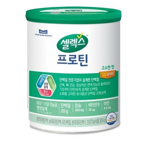 셀렉스 프로틴 고소한 맛, 304g × 6개, 6개