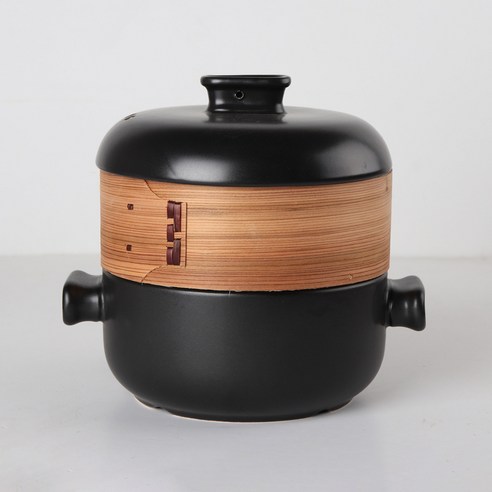 국내생산 프리미엄 실리콘 찜기 찜판 1P (그레이), 지름 25cm x 높이 5cm, 1개 Best Top5 9 쿡차 세라믹 냄비+대나무 찜기+만두 찜통 시트, 흑색, 소(1.5L)