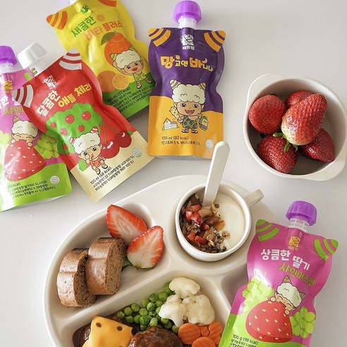 건강한 맛의 즐거움, 파르팜 어린이 음료 4종 키트