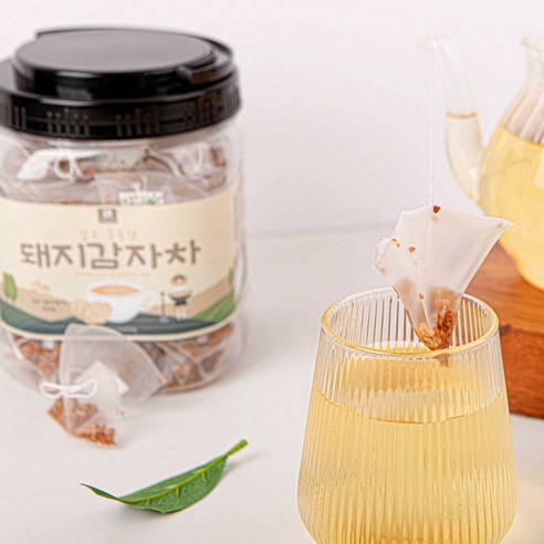깊고 구수한 미담식품 돼지감자차 티백으로 건강한 하루를 시작하세요!