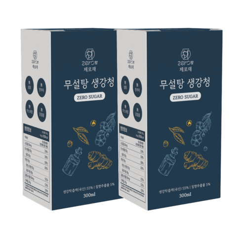 무설탕 생강청 제로재 생강청 당류 0g, 1개, 1개입, 300mg