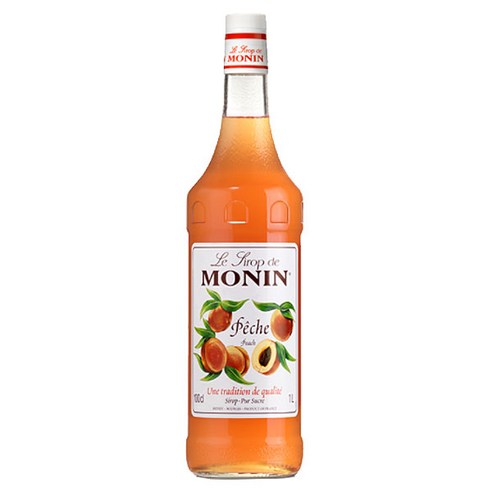 모닌 피치 복숭아시럽 1000ml 2개세트, 2개, 1L