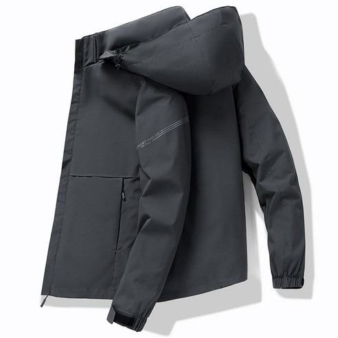 남성 등산복과 일상복으로 완벽한 에버유어스의 다기능적이고 편안한 바람막이 재킷