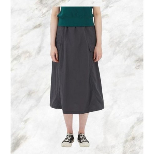 탑텐 TOPTEN 여성 쿨터치 플레어 롱 스커트_MSD2R03